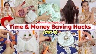 (part-3)Time & Money Saving 13 Hacks|Very Useful Last Minute Wedding Hacks|Must Watch @glambeautyys