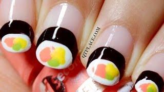 Sushi nail art