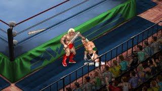 Fire Pro Wrestling World - Ric Flair vs Dusty Rhodes [First Blood Match]