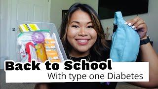 Back to school  with Type One Diabetes | what to bring | emergency boxes