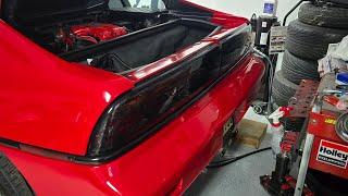 Fiero store trunk carpet install part 2