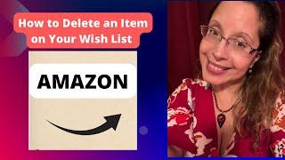 How to delete wish list on Amazon #amazon #amazonwishlist