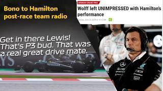 See how Lewis Hamilton blocked Toto Wolff @MercedesAMGF1 effort to sabotage him at the Spanish GP