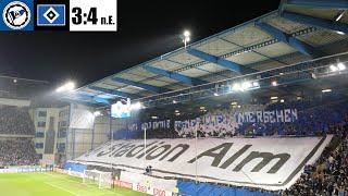 STIMMUNGSVIDEO: Arminia Bielefeld vs. Hamburger SV 3:4 n.E I DFB Pokal, 2. Runde