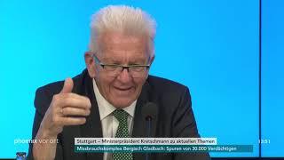 Pressekonferenz des Ministerpräsidenten von Baden-Württemberg Winfried Kretschmann am 30.06.20