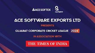 DAY 1 || GUJARAT CORPORATE CRICKET LEAGUE 2024 || SKY CRICKET LIVE || SKY PRODUCTION