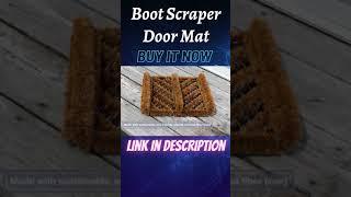 Ninamar Natural Coir Boot Scraper Door Mat #Shorts