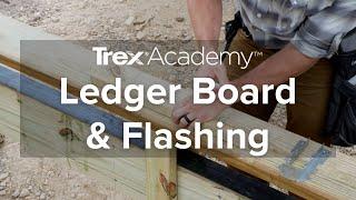 How to Install a Deck Ledger Board and Attach Flashing | Trex Academy