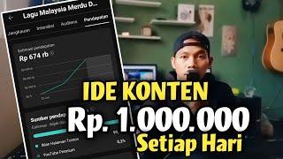 IDE KONTEN 1 Juta Rupiah Setiap Hari dari KONTEN MUSIK FULL ALBUM