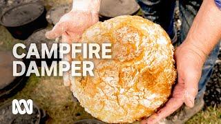 Making campfire damper bread the traditional way  | Food, Cooking & Recipes | ABC Australia