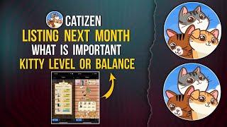 CATIZEN LISTING JULY | WHAT IS IMPORTANT BALANCE OR SPEED OR CAT LEVELS #catizen #listing