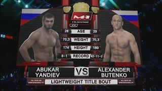 Abukar Yandiev vs. Alexander Butenko, M-1 Global