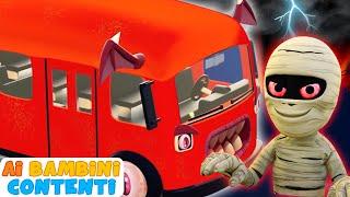 Canzone di Halloween sulle ruote dell'autobus | canzoni di Halloween 2024 | ABC Italian