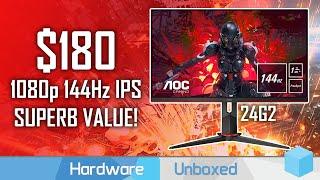 AOC 24G2 Review, The Best 1080p 144Hz Monitor You Can Get!