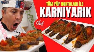 Turkish Specialty Dish: KARNI YARIK  from Turkish Cuisine  by CHEF OKTAY