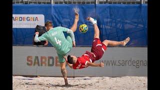 Switzerland vs. Belarus Euro Beach Soccer League Superfinal Alghero 2024 - BEST GOALS