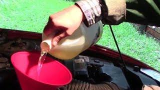 Safe Engine Flush Using Diesel Gasoline