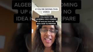 if you’re taking the ALGEBRA 1 EOC, watch this!!!!