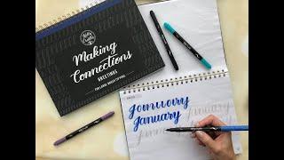 Learn Calligraphy: Look inside the Making Connections Workbooks