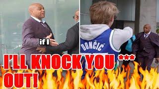 Charles Barkley HELD BACK from PUNCHING a heckler in the face after he said this about him!