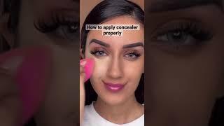 How to apply concealer properly  #makeup #shorts #concealer