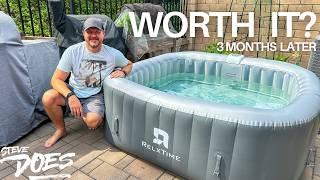 Inflatable Hot Tub HONEST Review! RelxTime Portable Spa Hot Tub