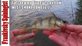  Лови рибу, як професіонал, зі слагом WIST SNAKE TONGUE 2". Окуні атакують кожної проводки саме її