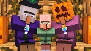 Villager & Witch Life: FULL ANIMATION - Alien Being Minecraft Animation