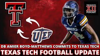 DB Amier Boyd-Matthews Commits To Texas Tech!