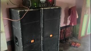 Bharat king amplifier and dual 12top sound testing very good quality kam daam me