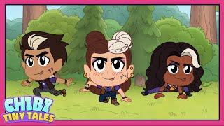 ZOMBIES Chibi Tiny Tales | Werewolf Bath Time  | @disneychannel