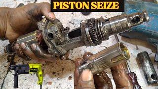 20mm hammer drill piston seized || hammer drill repair