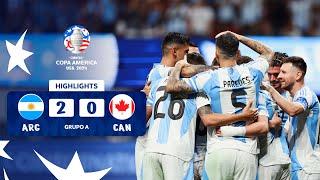 ARGENTINA 2-0 CANADÁ | HIGHLIGHTS | CONMEBOL COPA AMÉRICA USA 2024™