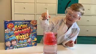 John Adams' Booms, Bangs, Fizzes- A review of this experiment set by Olliepops Lab!