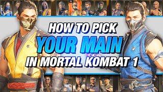 Mortal Kombat 1 - How To Pick Your Main Character!