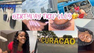 COME WITH ME TO MY APPOINTMENTS/ TRIP to Curaçao and Panama•| Nails, Lashes, Shopping and More!