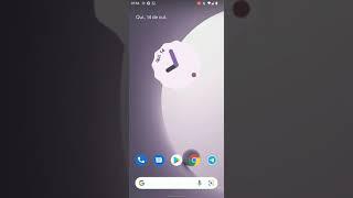 novos widgets relógio Android 12