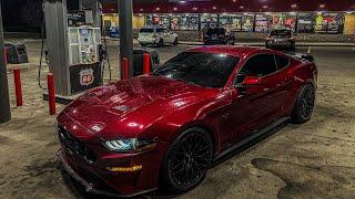 LATE NIGHT POV DRIVE TO STREET RACING IN MY MUSTANG GT