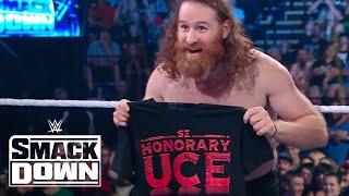 Roman Reigns Gives Sami Zayn a Special Honor | WWE SmackDown Highlights 9/23/22 | WWE on USA