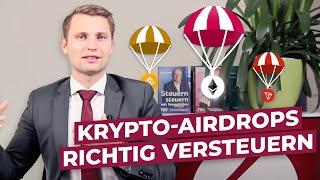 Krypto-Airdrops richtig versteuern das gibt es zu beachten!