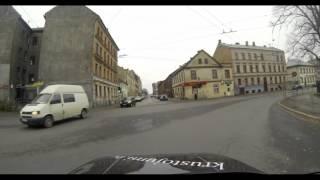 Dzirnavu ielas un Gogoļa ielas krustojums (GoPro)