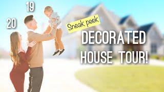 SNEAK PEEK DECORATED HOUSE TOUR!