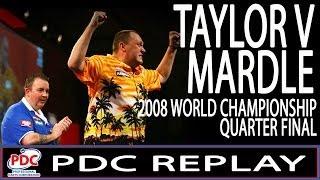 PDC Replay - Phil Taylor v Wayne Mardle World Championship Quarter Final 2008