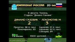 Динамо-Газовик (Тюмень) 2-3 Локомотив (Москва). Чемпионат России 1995