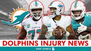 HUGE Dolphins Injury News On Tua Tagovailoa & Terron Armstead + Skylar Thompson STARTING Week 3