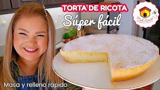 TARTA DE RICOTA receta fácil de masa y el relleno DELICIOSA