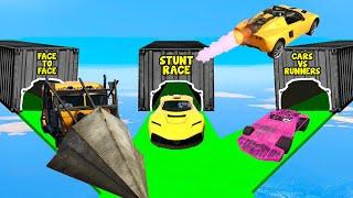 3 IN 1 OP STUNT RACE  (GTA 5 FUNNY MOMENTS) - Black Fox Tamil Gaming