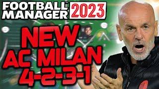 AC MILAN's New 4-2-3-1 for the 23/24 Season on Football Manager 2023!