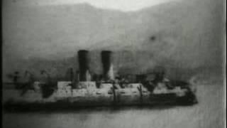 Wreck of the Vizcaya in 1898