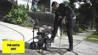 How To Turn On a Kärcher Petrol Pressure Washer